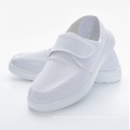 white anti-static cleanroom shoes ESD clean room work safe shoes